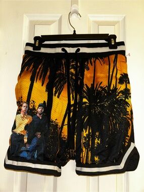 NWOT Vintage Boyz N The Hood Shoe Palace Collab basketball shorts Mens Size Smal